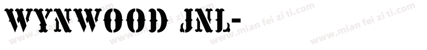 Wynwood JNL字体转换